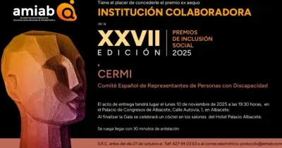 Infografía con la información de la concesión del premio al CERMI