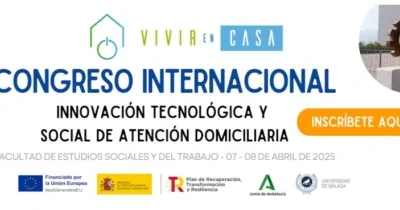 Cartel del Congreso Internacional sobre Innovación Tecnológica y Social de Atención Domiciliaria