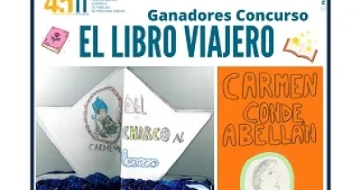 Banner de FIAPAS con los cuentos ganadores del concurso EL LIBRO VIAJERO (Fuente: FIAPAS)