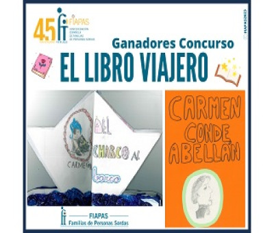 Banner de FIAPAS con los cuentos ganadores del concurso EL LIBRO VIAJERO (Fuente: FIAPAS)
