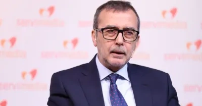 El Embajador Lossada en la sede de Servimedia