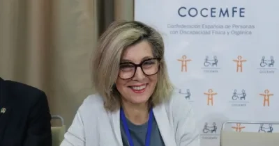 Eva Perez durante una ponencia