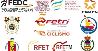 logos de las 12 federaciones de deportes adaptados