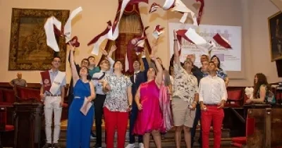 Momento de la graduación de jóvenes con discapacidad intelectual en Salamanca, del curso 2021/22