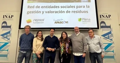 Plena Inclusión Madrid, Fundación Repsol y Apascovi firman un acuerdo de colaboración