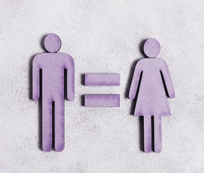 Banner sobre derechos de las mujeres de Igualdad entre Mujeres y Hombres