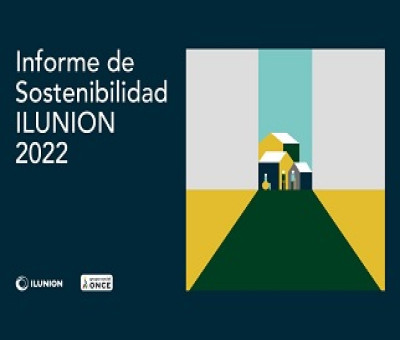 Banner del Informe de Sostenibilidad 2022 de ILUNION