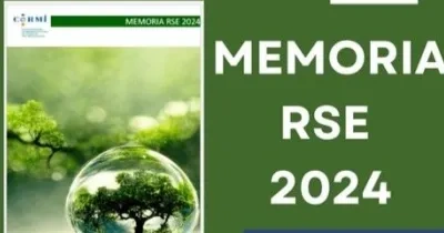 cartel de la portada de la Memoria RSE 2024 del CERMI con el fondo verde y un árbol 