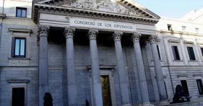 Fachada principal del Congreso de los Diputados (Fuente: Servimedia)