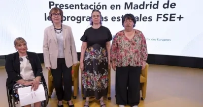 De izquierda a derecha, Carmen Montes, Belén García, Virginia Carcedo y Teresa Rodríguez