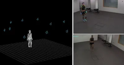 Personas en movimiento con IA