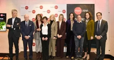 Momento de la Jornada “La diversidad da sus frutos: por el talento de personas con discapacidad”, con la presencia de Concepción Dancausa, Ana Botella y Juan Serra