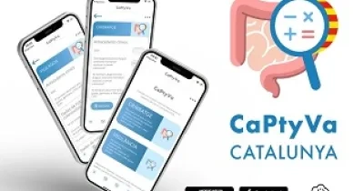 Banner sobre la aplicación móvil Captyva Catalunya que contribuirá a agilizar el diagnóstico del cáncer de colon (Fuente: Norgine)