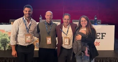 Los 4 participantes de la ponencia de SERMEF