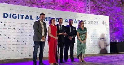 Momento del acto de entrega de premios del Digital Enterprise Show - DES Málaga (Fuente: Fundación ONCE)