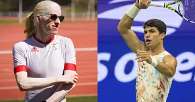 imagen de los deportistas, a la izquierda Susana Rodreiguez y a la derecha Carlos Alcaraz