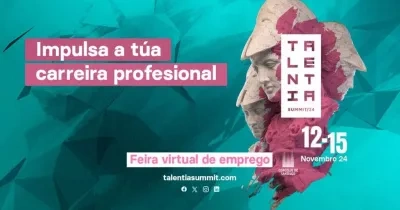 cartel de la feria Talentia Summit 2024. "impulsa a túa carreira profesional" Feria virtual de empleo