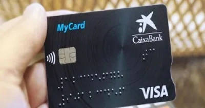 La tarjeta financiera en braille de CaixaBank