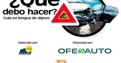 Banner de la Web sobre seguridad vial de la Fundación CNSE