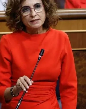 María Jesús Montero, ministra de Hacienda, en el Congreso