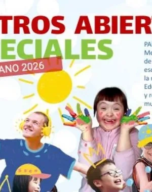 Cartel del programa Centros Abiertos Especiales
