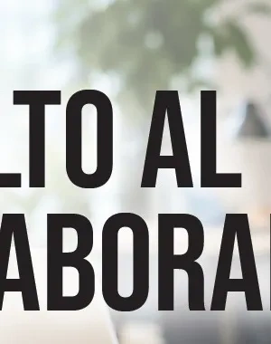 Cartel de la XI Convocatoria de Becas-Prácticas Fundación ONCE y CRUE para el curso 2026/2027. La imagen muestra a una persona utilizando un ordenador portátil en un entorno de oficina. El cartel informa sobre prácticas remuneradas para estudiantes universitarios con discapacidad y está cofinanciado por la Unión Europea.