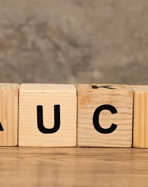 dibujo de un juego de palabras con la palabra "glaucoma"