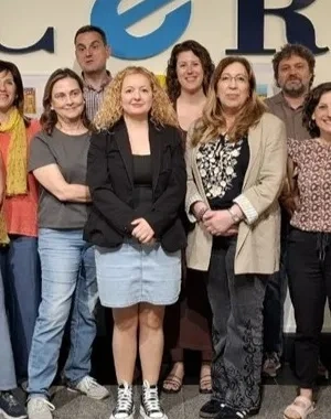 Las representantes del CERMI reunidas en un fotocall previo al evento