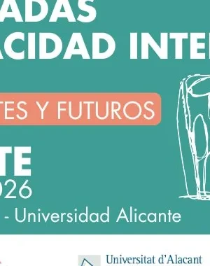 Cartel de las VI Jornadas sobre Discapacidad Intelectual y del Desarrollo. Alicante, 12 y 13 de noviembre en la Facultad de Educación de la Universidad de Alicante