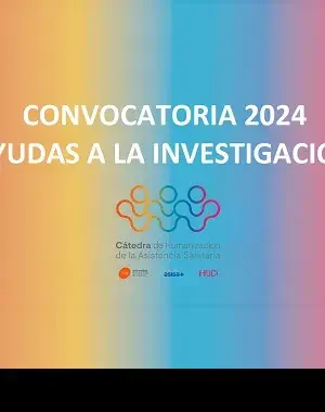 Banner de la convocatoria de ayudas a la investigación 2024 de la Cátedra de Humanización de la Asistencia Sanitaria de VIU, Fundación ASISA y Proyecto HUCI