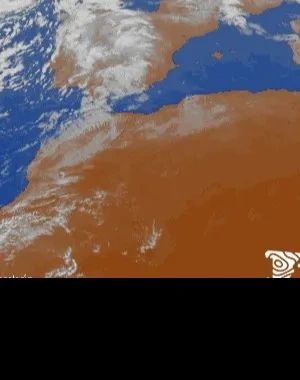 Mapa de borrascas en España de AEMET