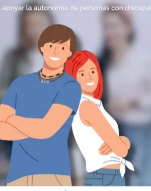 Cartel de FNETH sobre el proyecto, con los logos de las entidades organizadoras.