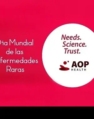 Banner del Día Mundial de las Enfermedades Raras de AOP Health