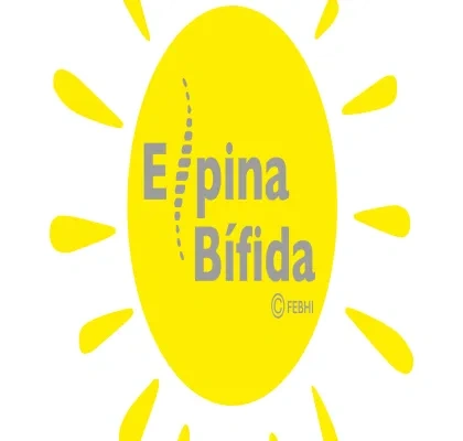Logo sol amarillo de espina bífida