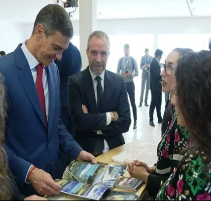 Sánchez, durante la presentación de la Estrategia España Turismo 2030
