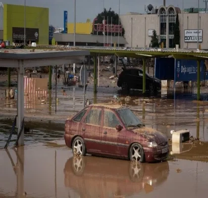 Zona inundada por la dana de Valencia en octubre de 2024