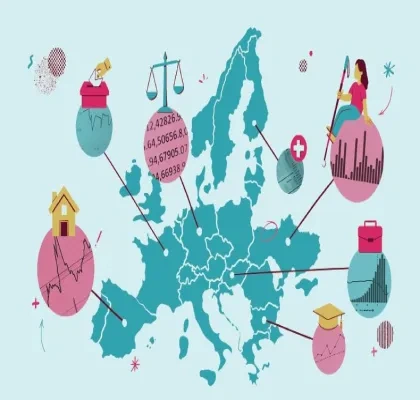 Mapa con puntos críticos publicado en la portada del informe