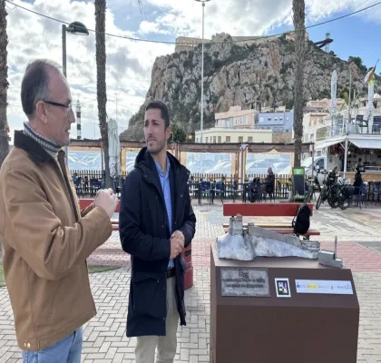 Maqueta tiflológica del Castillo de San Juan de Águilas 