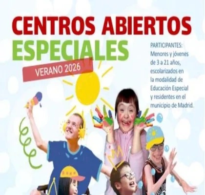 Cartel del programa Centros Abiertos Especiales