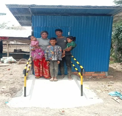 Aparece una familia de camboya