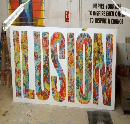 Cartel de la ILUSIÓN del Bienal de Fundación ONCE