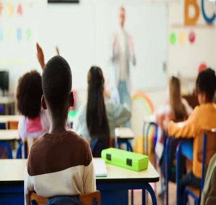 Clase con niños