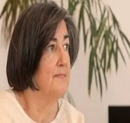 Momento en el que una de las protagonistas de ES MI DERECHO deja su testimonio (Fuente: Plena Inclusión Madrid)