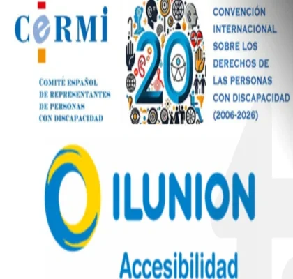 Logos del CERMI e ILUNION Accesibilidad