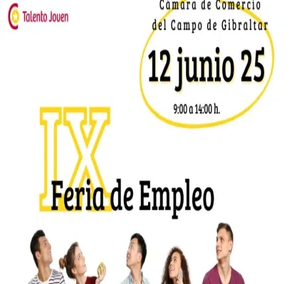Cartel de la feria de empleo