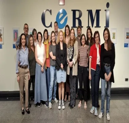 Las representantes del CERMI reunidas en un fotocall previo al evento