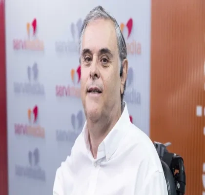El director de AccessibleEU, Jesús Hernández-Galán, en Servimedia