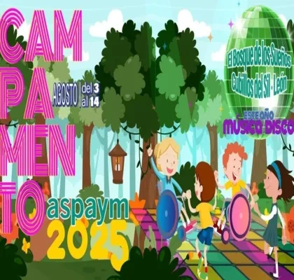 Cartel del campamento