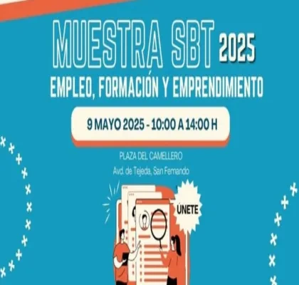 Cartel de la III Muestra de Empleo, Formación y Emprendimiento de San Bartolomé de Tirajana