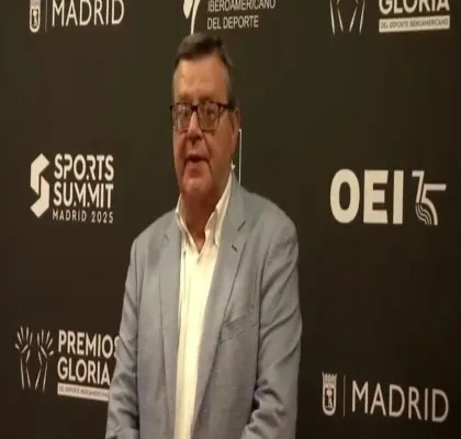 José Luis Martínez Donoso en la ceremonia de recogida del premio